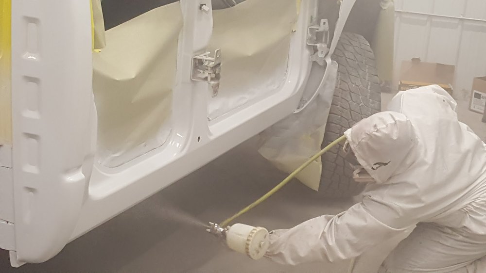 Completed collision repair ready for pickup at Gurden's Body Shop, Cadillac, MI