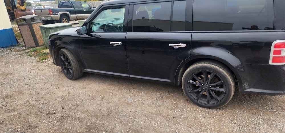 Final detail and polish after collision repair at Gurden's Body Shop, Cadillac, MI