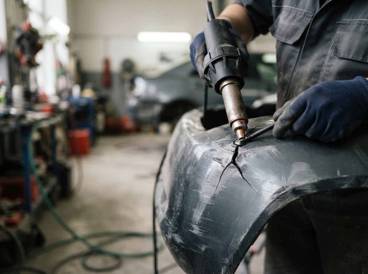 Bumper Repair at Gurden's Body Shop, Cadillac, MI