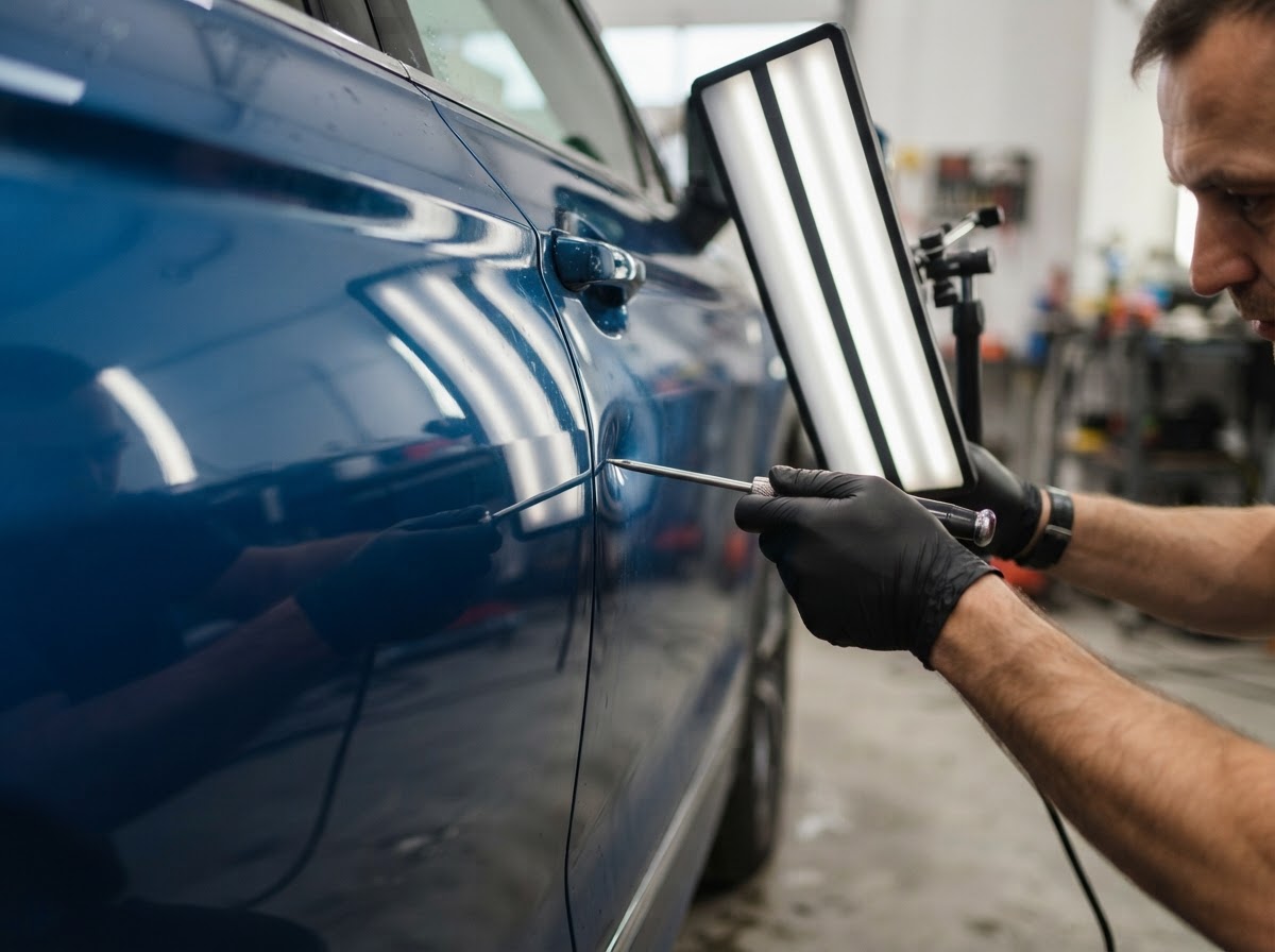 Dent Repair at Gurden's Body Shop, Cadillac, MI